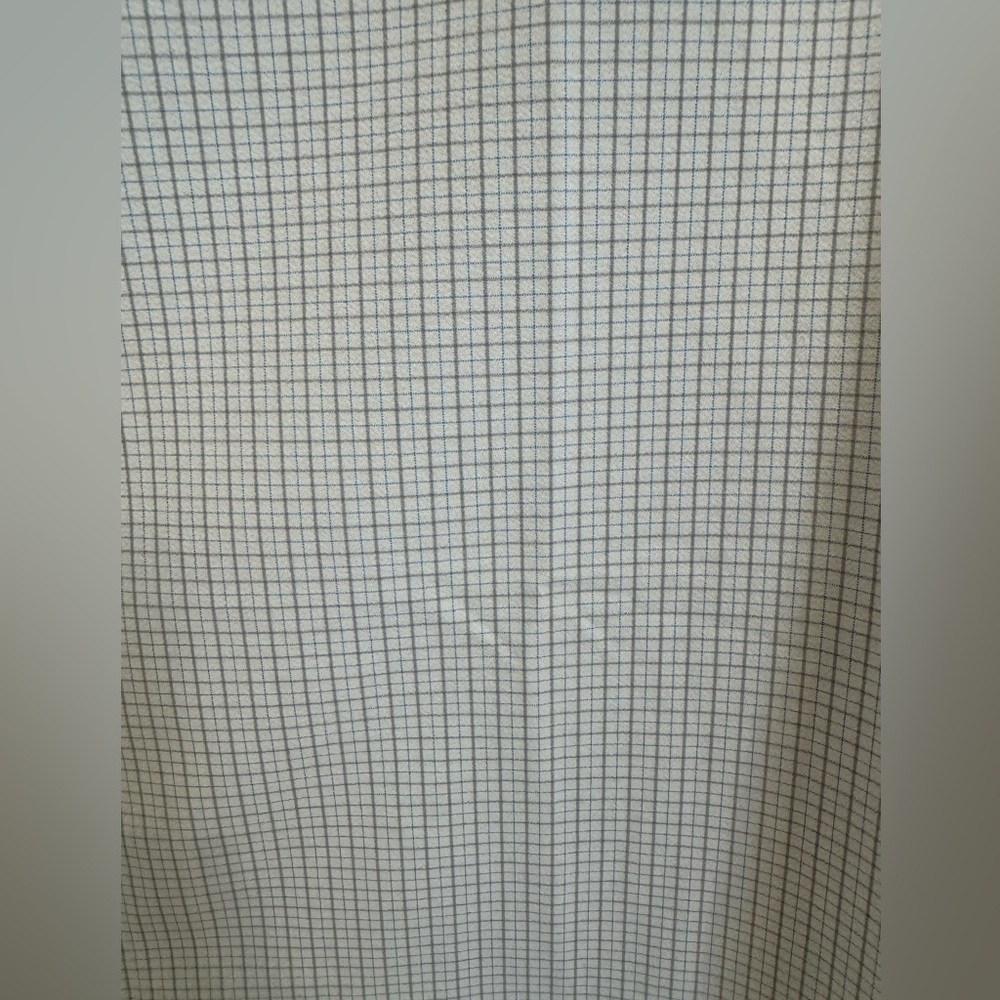 Mizzen+Main Leeward Trim No Tuck White Checkered Button Down Shirt - Picture 2 of 4